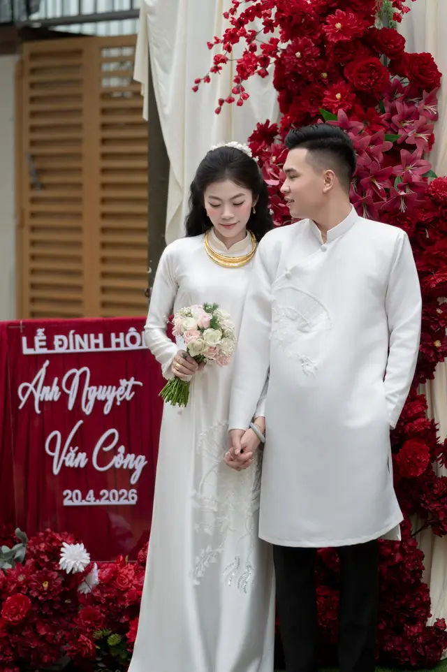 Lễ Đính Hôn Ánh Nguyệt & Văn Công — ảnh 17