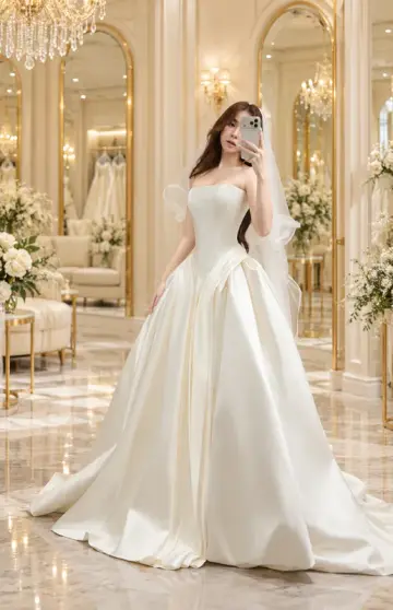 Váy đi bàn — LƯU NGÂN BRIDAL Pleiku
