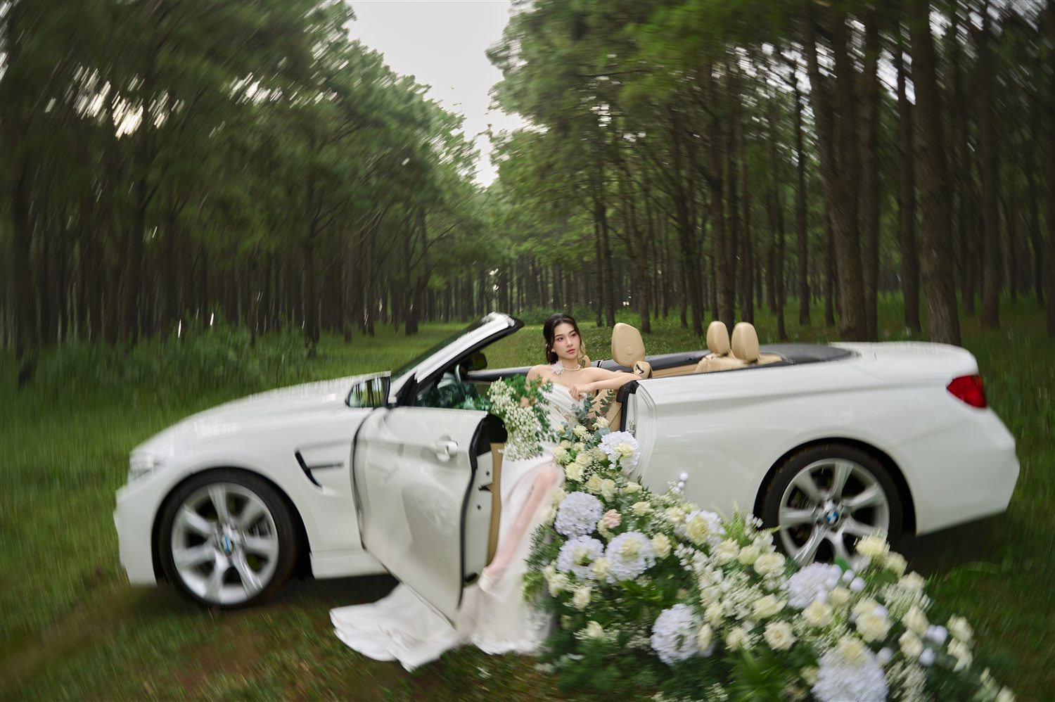 Ảnh cưới ngoại cảnh rừng thông LƯU NGÂN BRIDAL